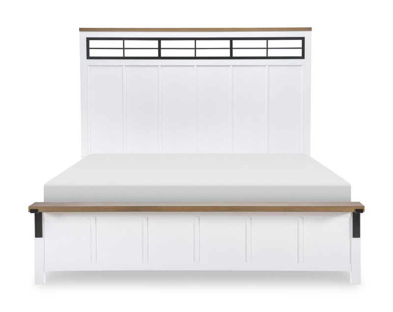Franklin Two Tone Panel Bed