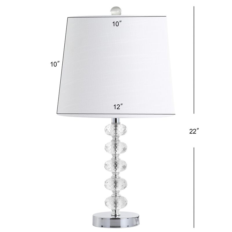 Kevin Glass/Metal LED Table Lamp