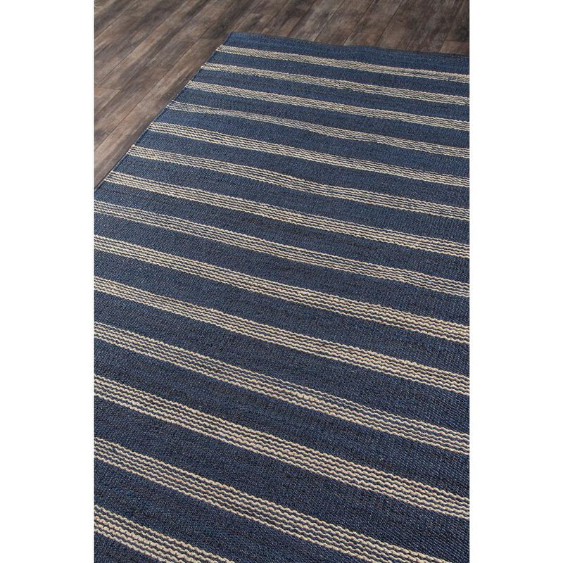Novogratz Contemporary Rectangle Area Rug, Navy, 5' X 7'