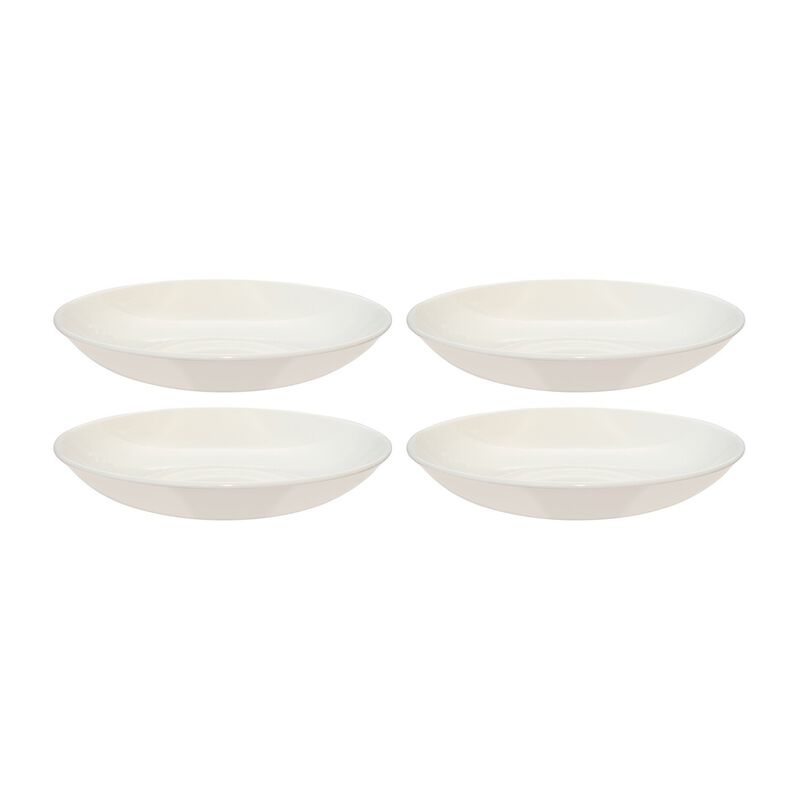 Gourmet dia.9" h:2" 34 oz. Round Warm White Porcelain Bowl (Set of 4)