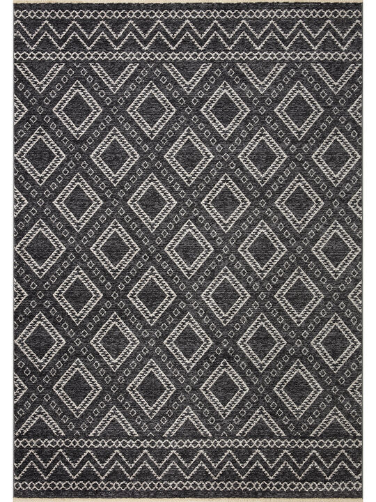 Vance VAN05 Charcoal/Dove 7'10" x 10' Rug by Loloi II