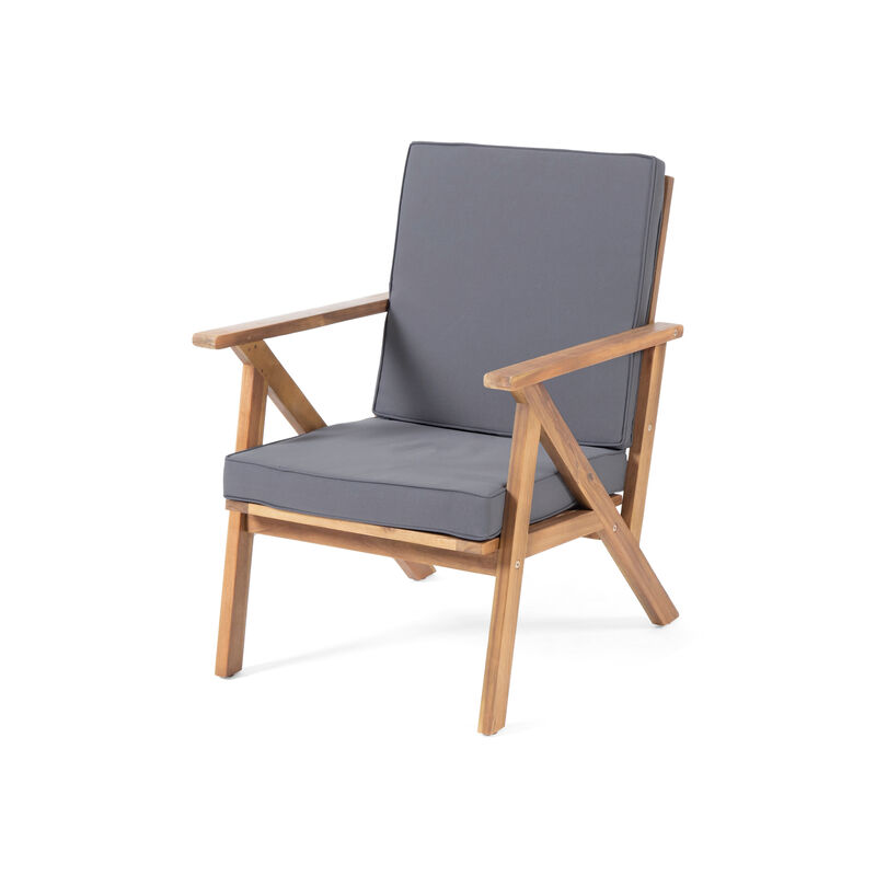 Merax 4 Pieces Outdoor Patio Loveseat Chairs Table Seating Sets