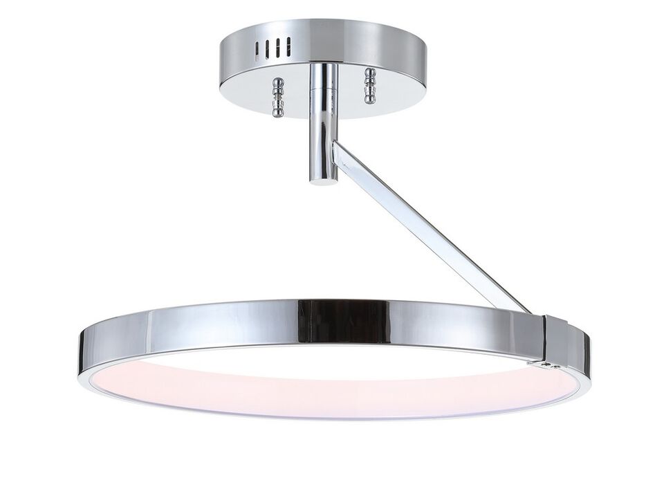 Owen Dimmable Integrated LED Metal Semi-Flush Mount