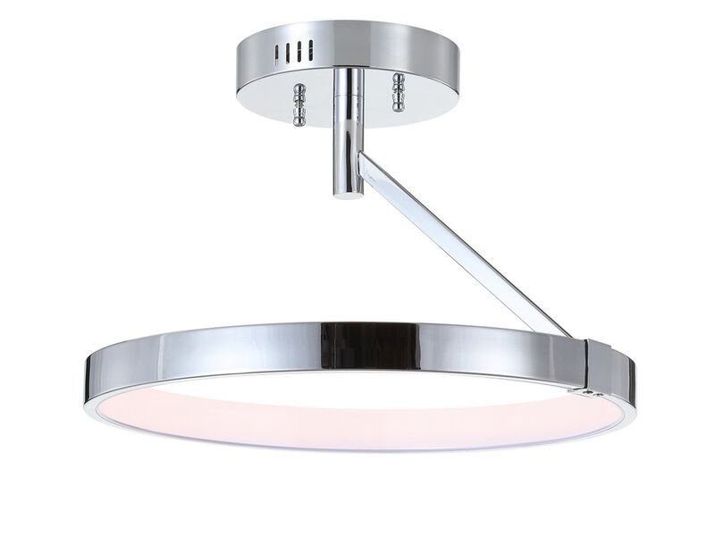 Owen Dimmable Integrated LED Metal Semi-Flush Mount