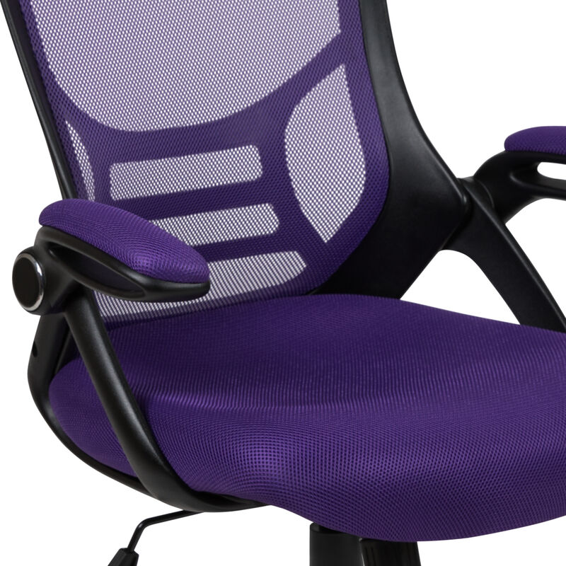 Porter High Back   Mesh Ergonomic Swivel Office Chair with Frame and Flip-up Arms