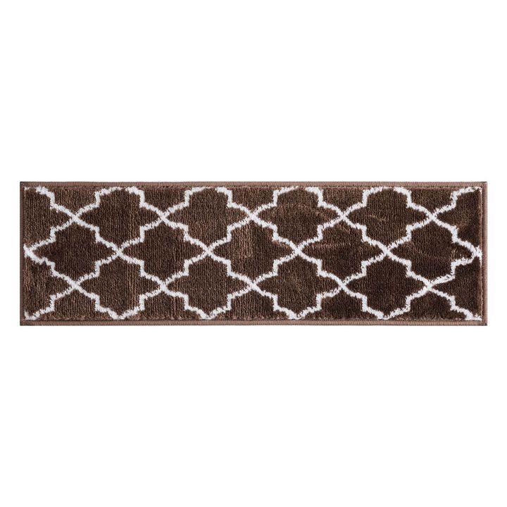 SUSSEXHOME Carpet Stair Treads Easy to Install with Double Adhesive Tape - Safe, 9" X 28" - Brown