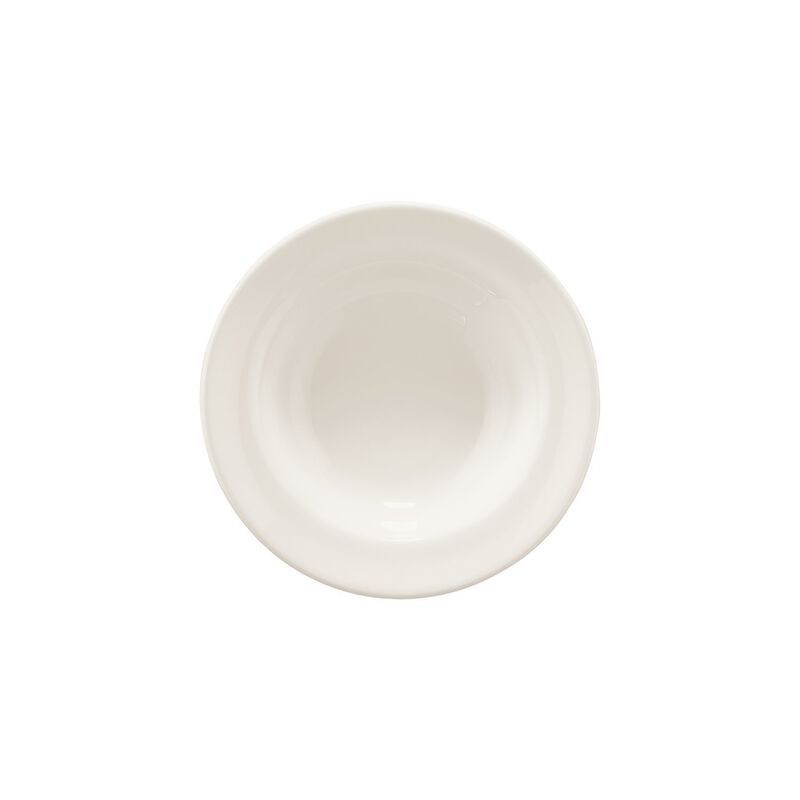 Banquet dia.10.25" h:2.5" 25 oz. Round Warm White Porcelain Bowl (Set of 2)