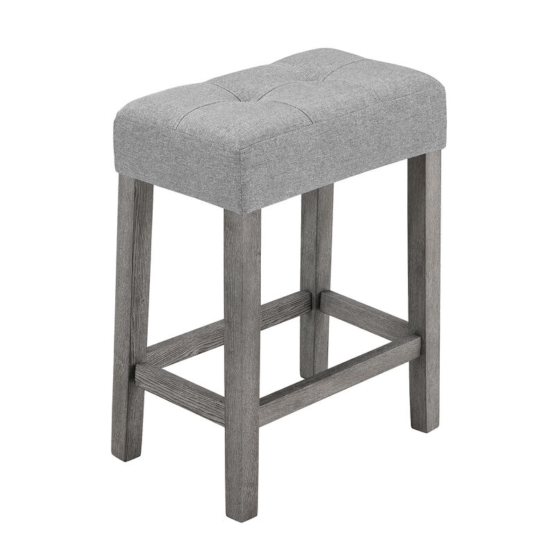 59 in. W Four Leg Wood Dining Table Seats 3