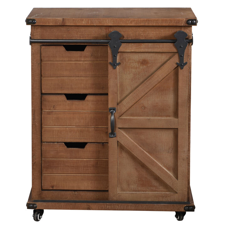 Natural Barnwood Farm Cabinet