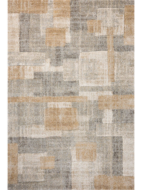 Silas SLA-06 Stone / Wheat 18" x 18" Sample Rug by