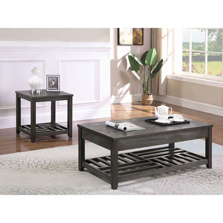 Coaster Co. of America Cliffview Rectangular Wood Lift Top Coffee Table Grey