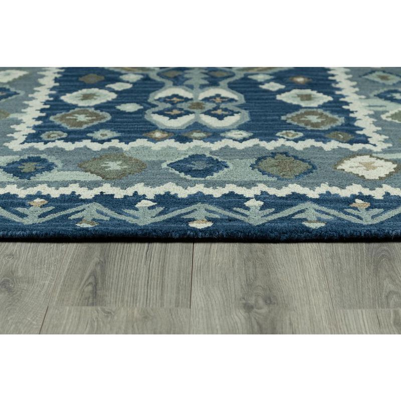 Momeni Traditional Runner Area Rug, Blue, 2'3 X 8' Runner