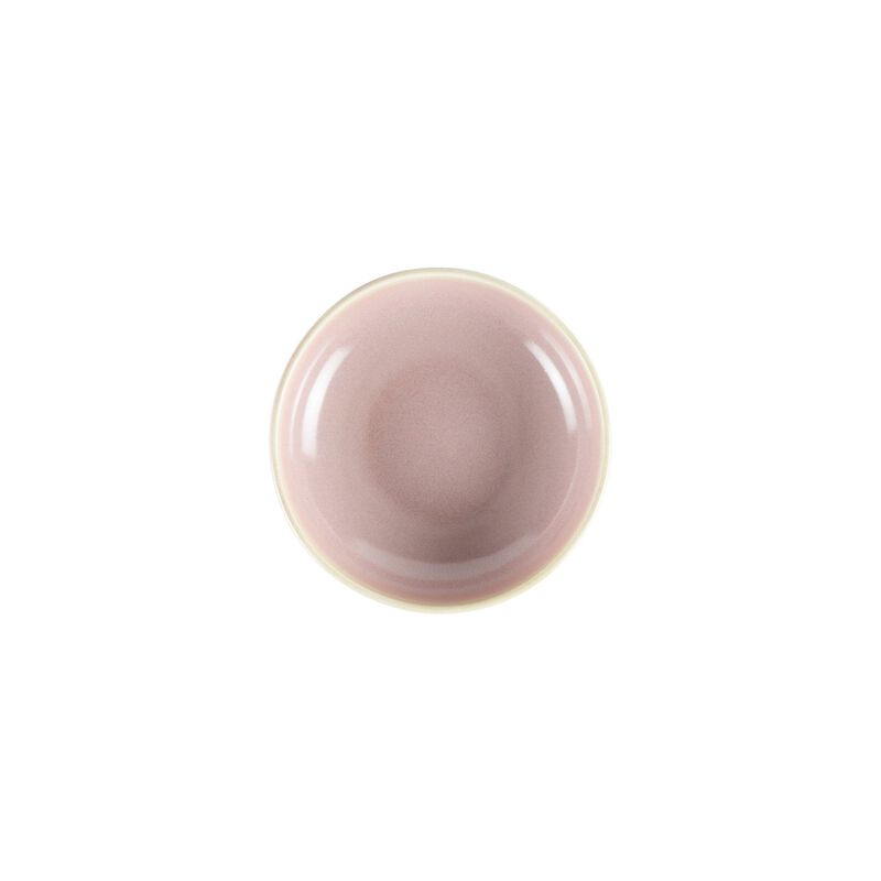 Pink Pott dia.7.25" h:1.75" 22 oz. Round Pink Porcelain Bowl (Set of 4)