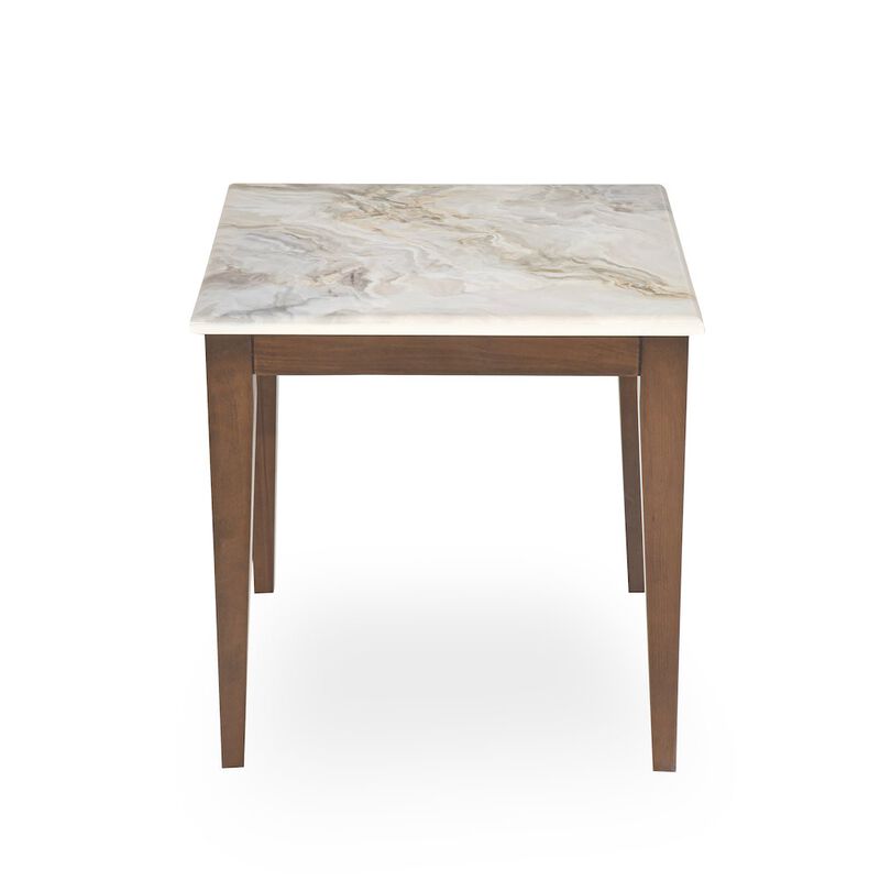 Michael Amini Balboa End Table - Warm Walnut