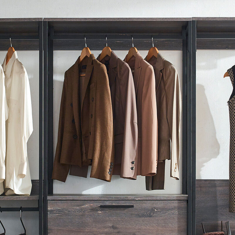 FC Design Klair Living Wood Walk-in Closet System