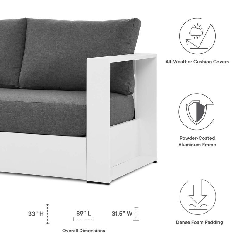 Modway - Tahoe Outdoor Patio Powder-Coated Aluminum Sofa