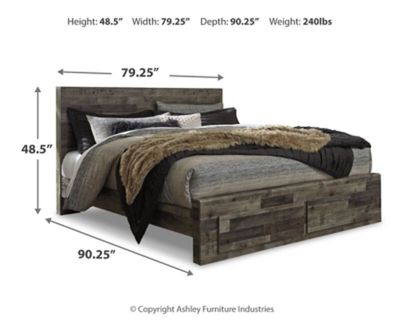 Derekson King Panel Bed