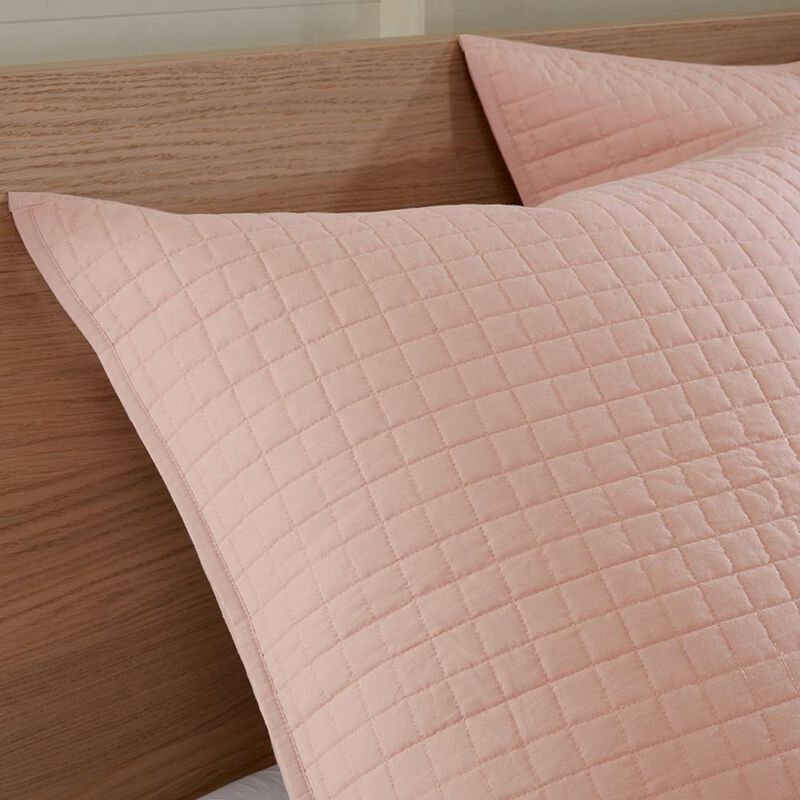 Belen Kox Brooklyn Pink Cotton Jacquard Duvet Set, Belen Kox