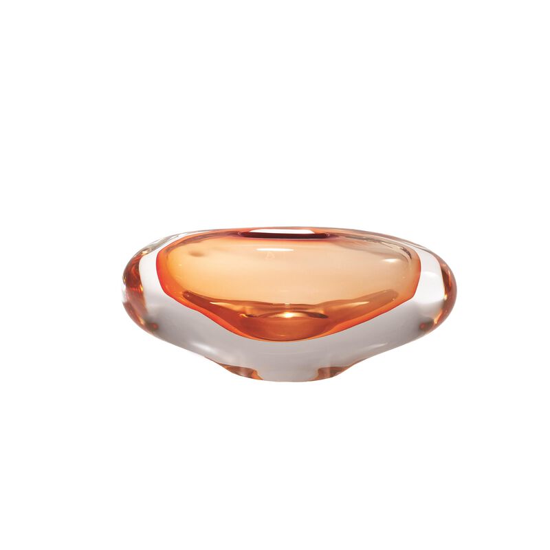Abstract Persimmon Bean Vase