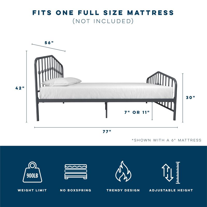 Novogratz Bushwick Metal Bed