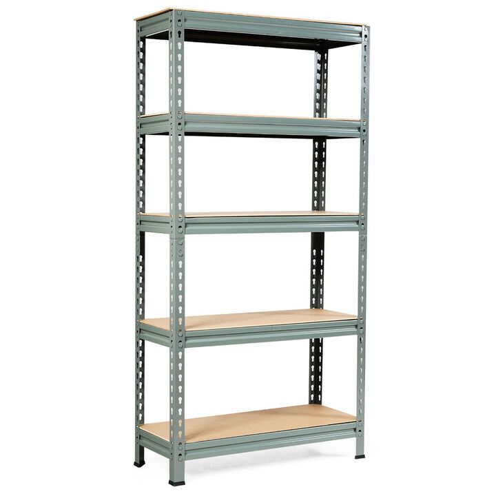 5-Tier Steel Shelving Unit Storage Shelves Heavy Duty Storage Rack