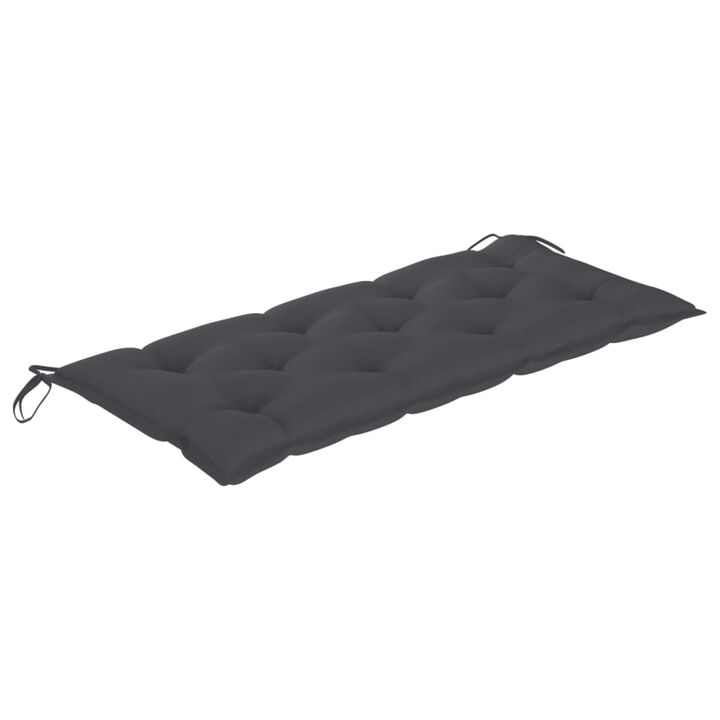 vidaXL Garden Bench Cushion Anthracite 47.2"x19.7"x2.8" Fabric