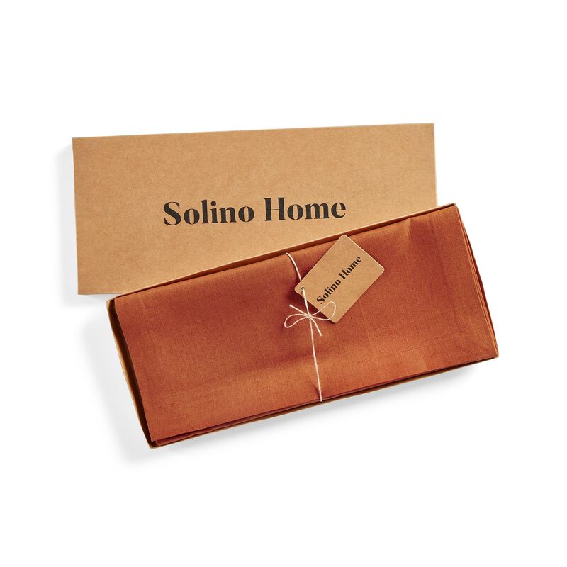 Solino Home 100% Pure Linen Table Runner | Diana