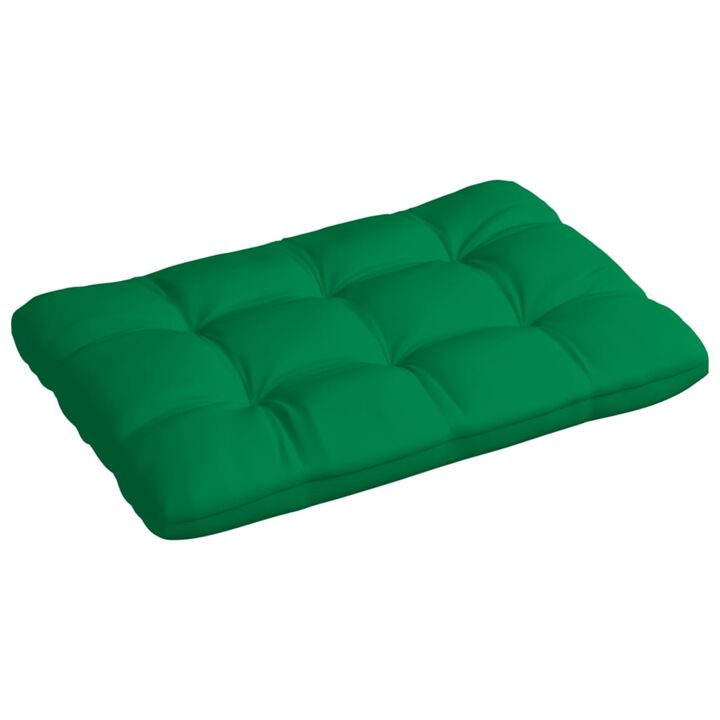 vidaXL Pallet Sofa Cushion Green 47.2"x31.5"x4.7"
