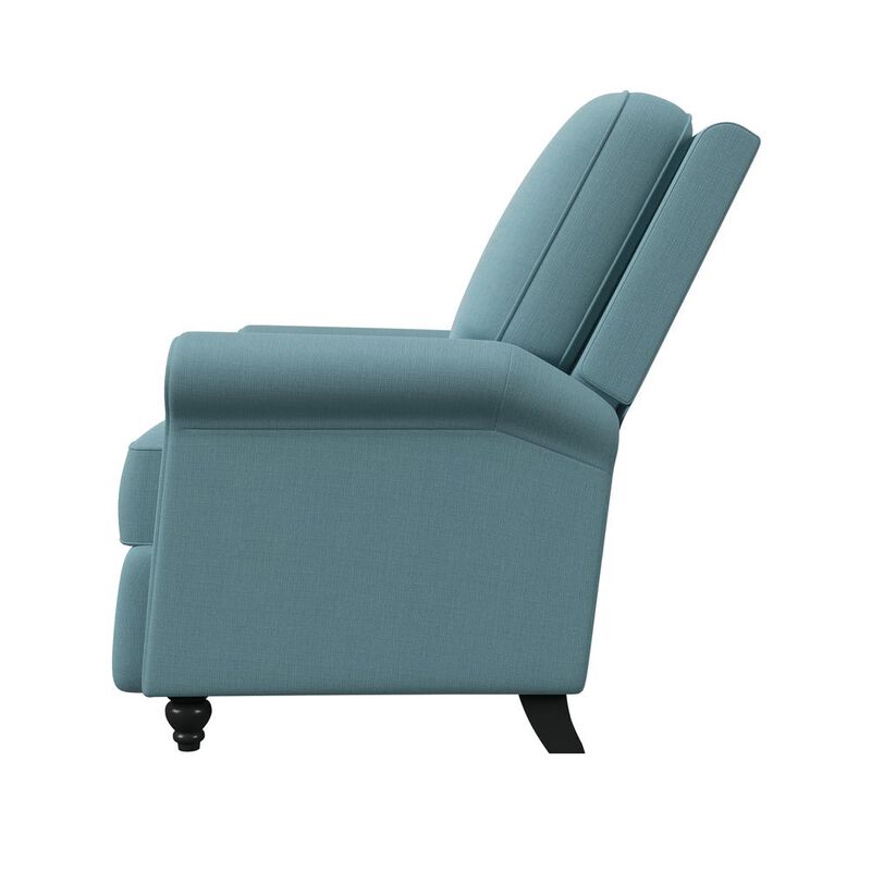 ProLounger Pushback Recliner in Sky Blue Linen