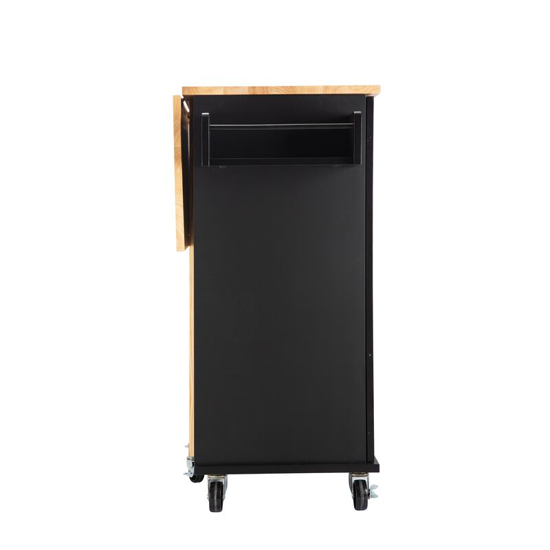 Streamdale Mobile Kitchen Island with Extendable Table