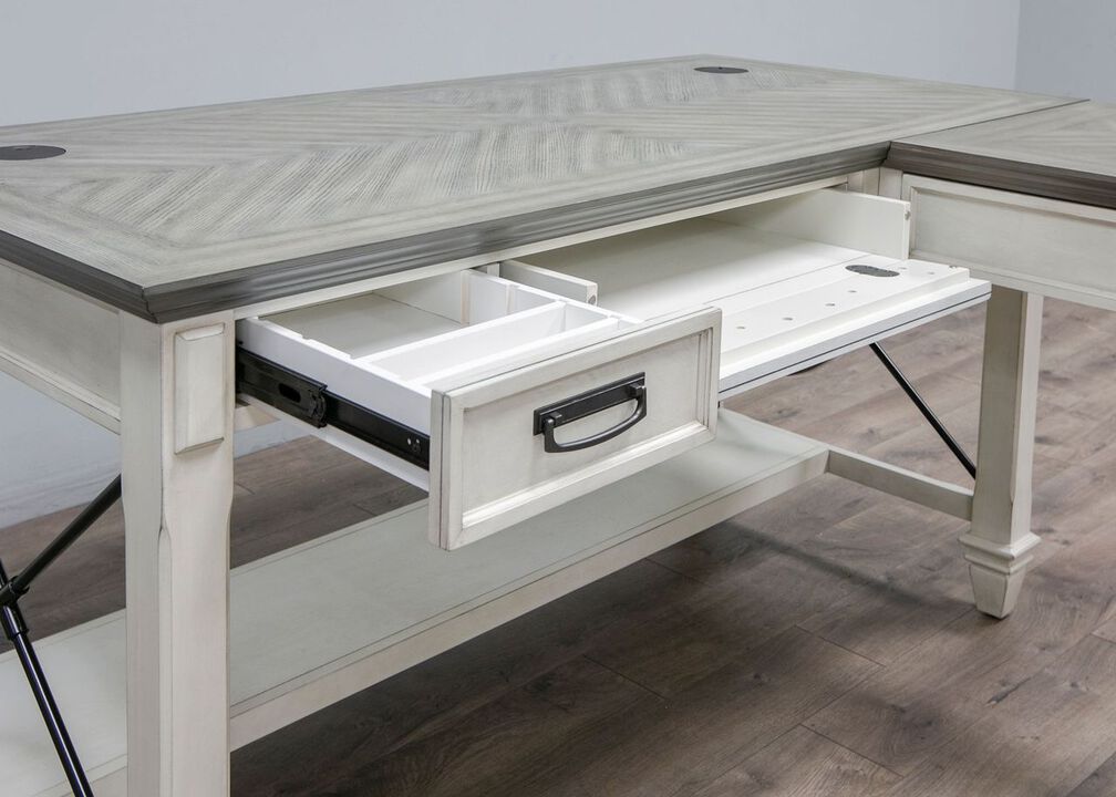 Open L-Desk and Return