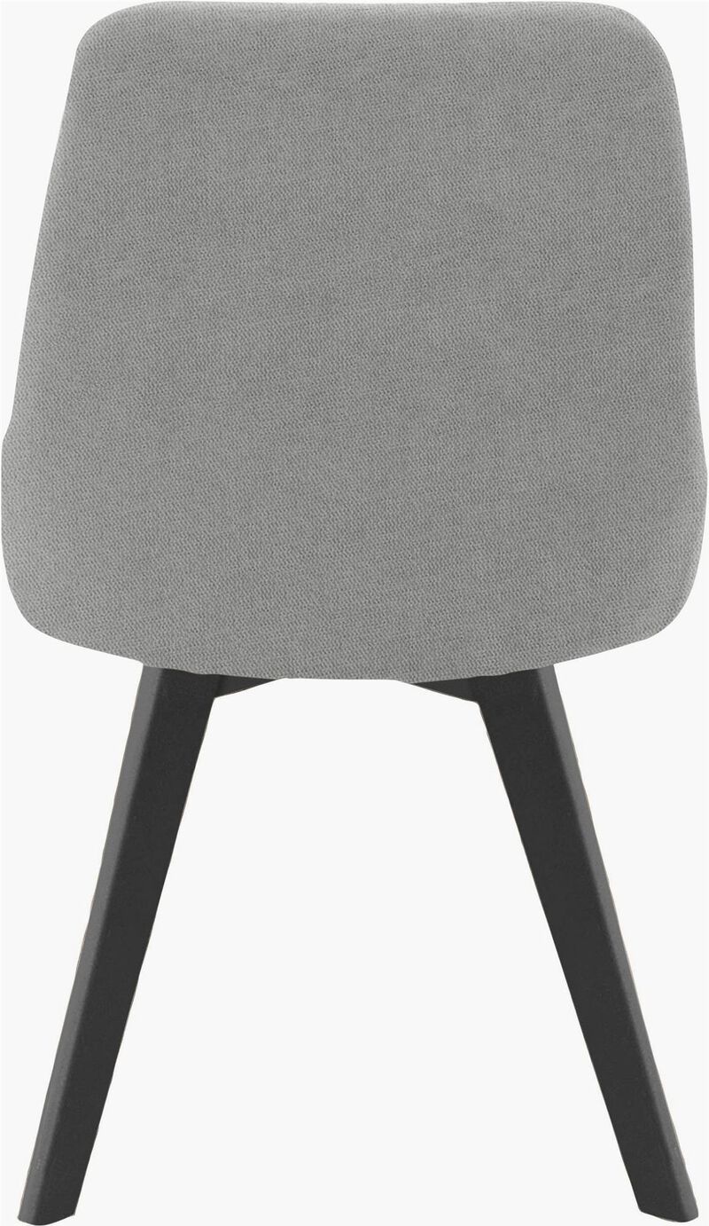 Ren Home Thora Armless Dining Chairs with Upholstered Cushion and Oak Legs Set of 2
