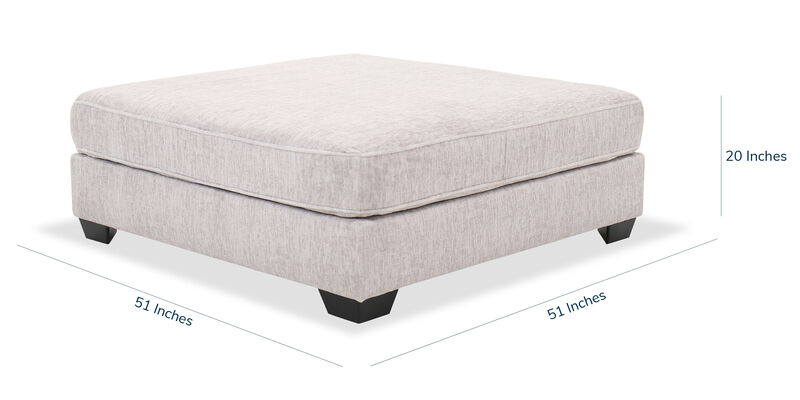 Rawcliffe Oversized Accent Ottoman