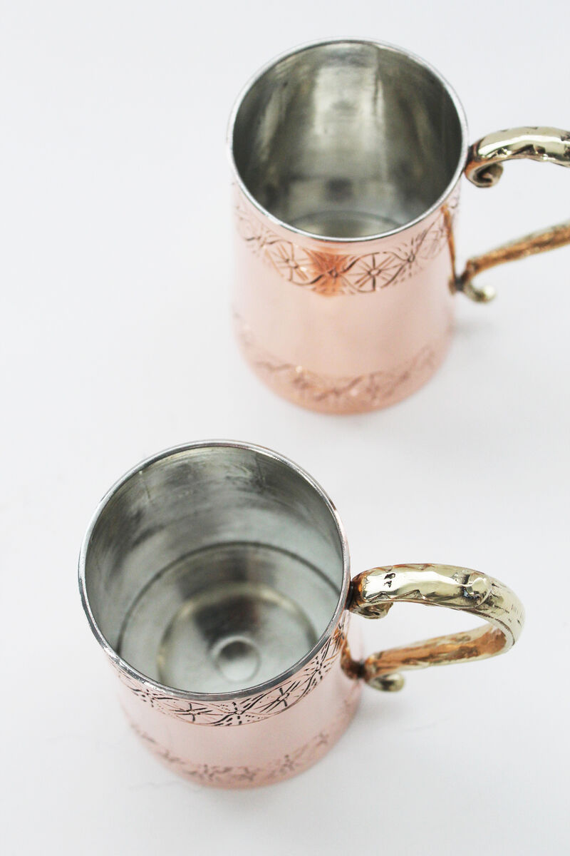 Coppermill Kitchen Vintage Inspired Tankard Stein Mugs Set/2