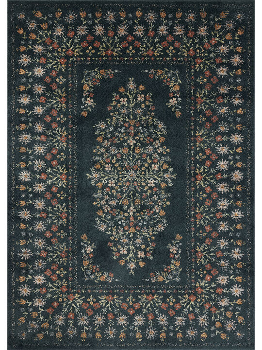 Laurel LAU-02 Navy 7''10" x 10' Rug by Rifle Paper Co.
