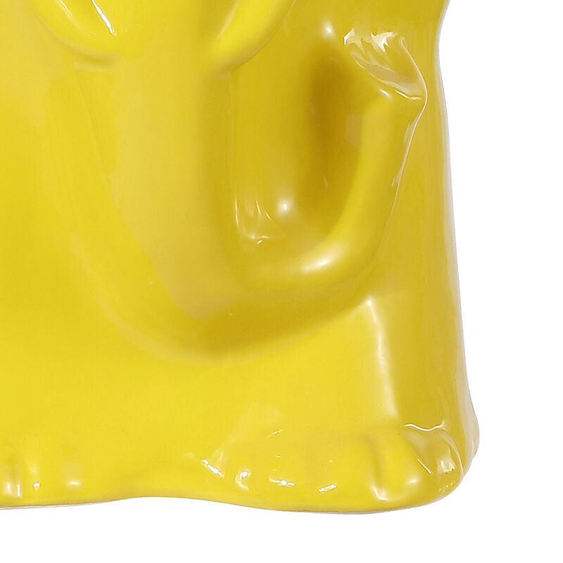 Orla Modern Bohemian Elephant Ceramic Garden Stool