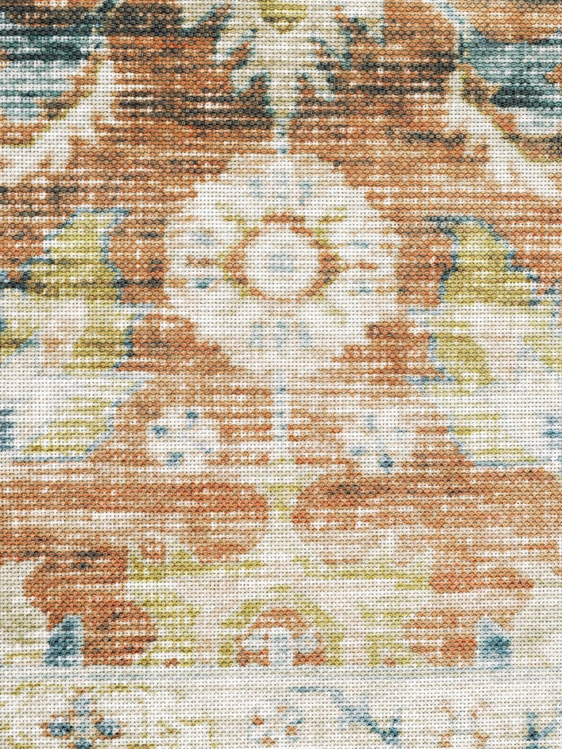 Charleston 5' x 7' Rust Rug