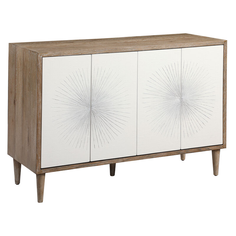 Dani 4 Door White Cabinet