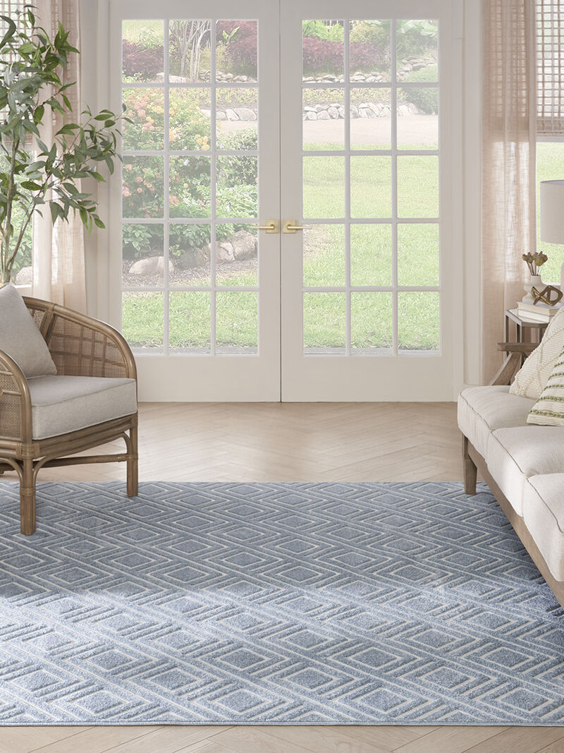 Care Free CAF03 Blue 7'10" x 9'10" Rug