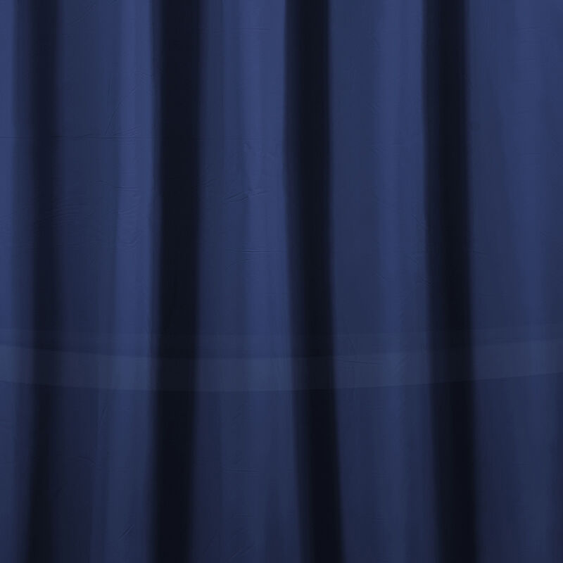 RT Designers Collection Home 3 Gauge Peva Stylish Shower Curtain Liner 70" x 72" Navy