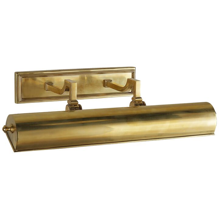 Dean 18" Picture Light in Natural Brass