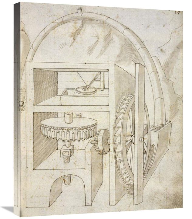 Folio 15: mill-Canvas Art-22x28
