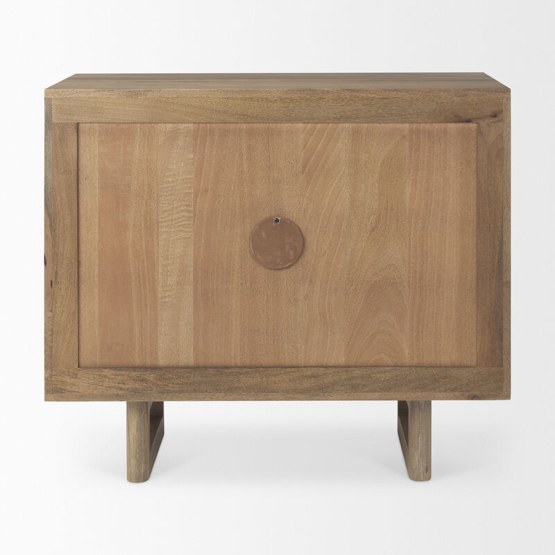 Grier Light Brown Accent Cabinet