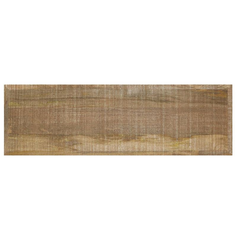Simpli Home Durham Solid Mango Wood Bench In Distressed Natural