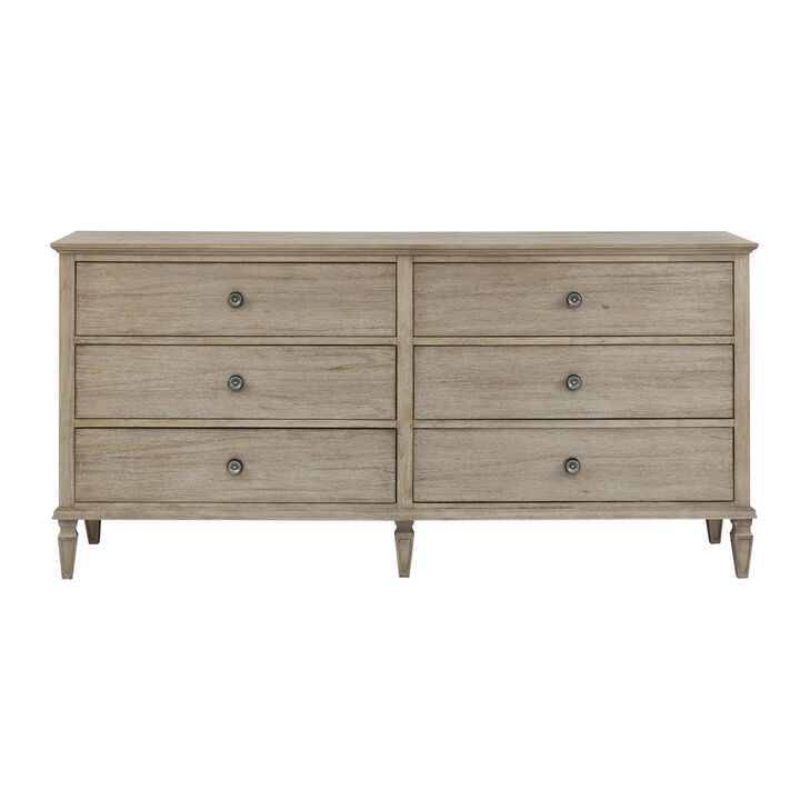 Gracie Mills Bolton French-Inspired 6-Drawer Dresser