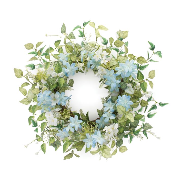 Small Floral Wreath for Home Décor Elegant Mini Blossom Design