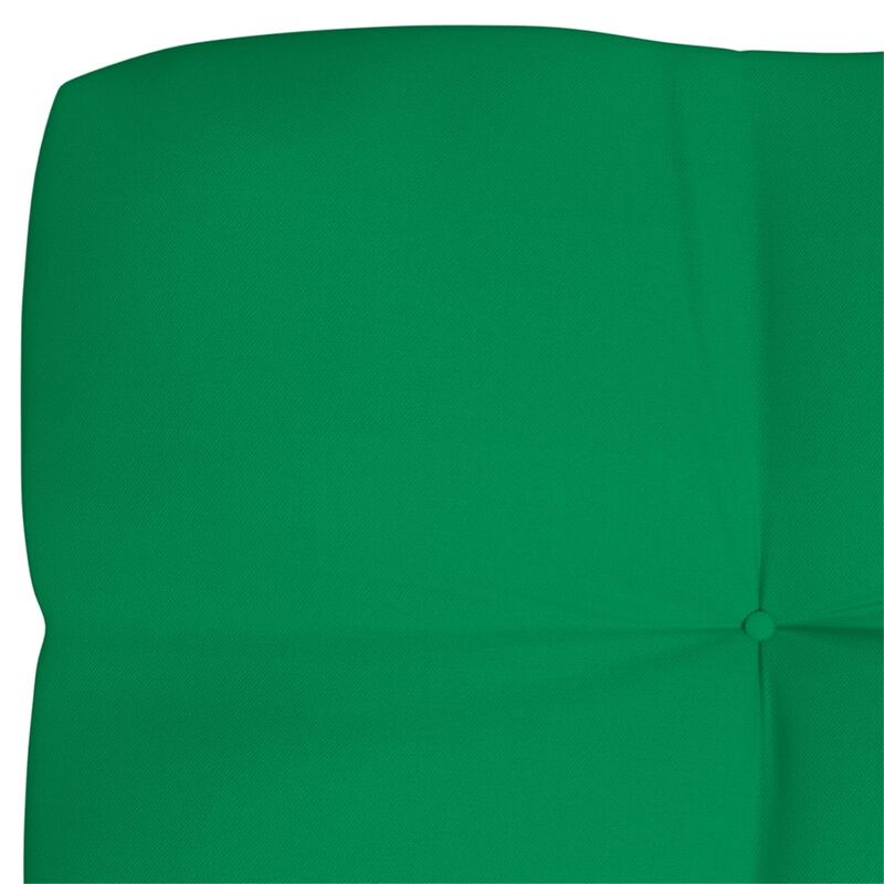 vidaXL Pallet Sofa Cushion Green 47.2"x15.7"x4.7"