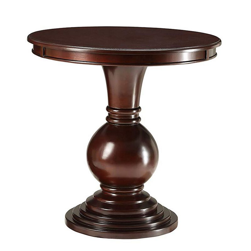 Alyx Accent Table, Espresso-Benzara