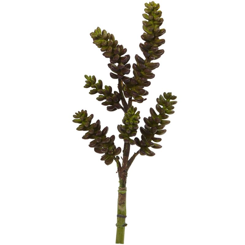 Nearly Natural 13-in Succulent Artificial Flower (Set of 12)