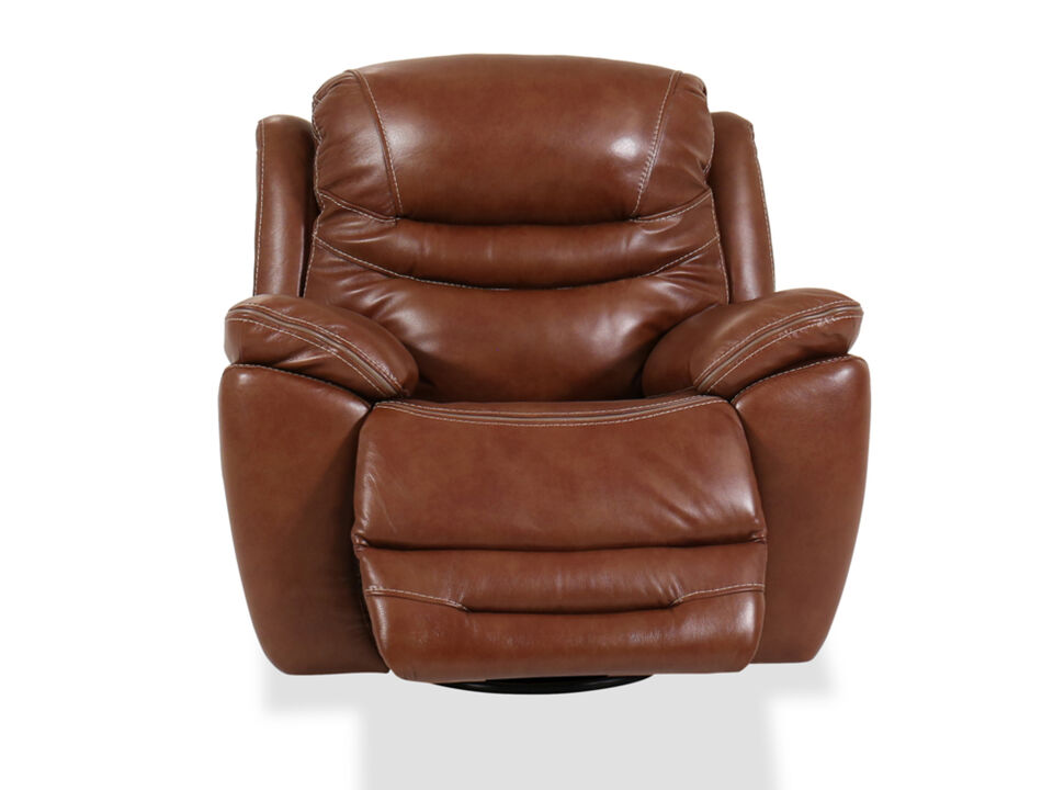 Chestnut Swivel Recliner